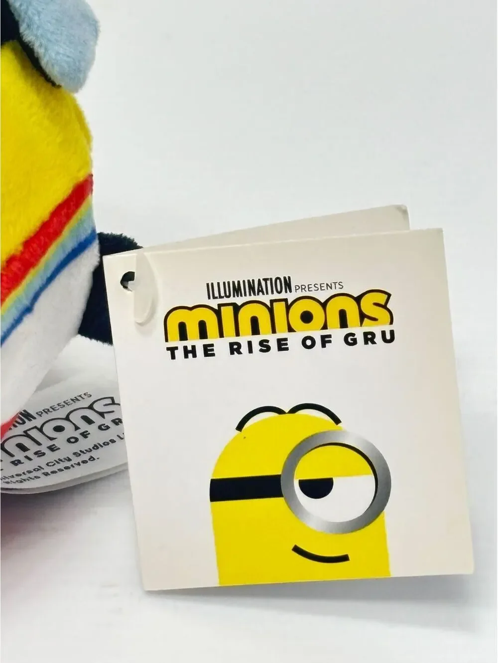 Minions The Rise of Gru Plush Toy - Stuart Minion Round Soft Plush Toy -NEW